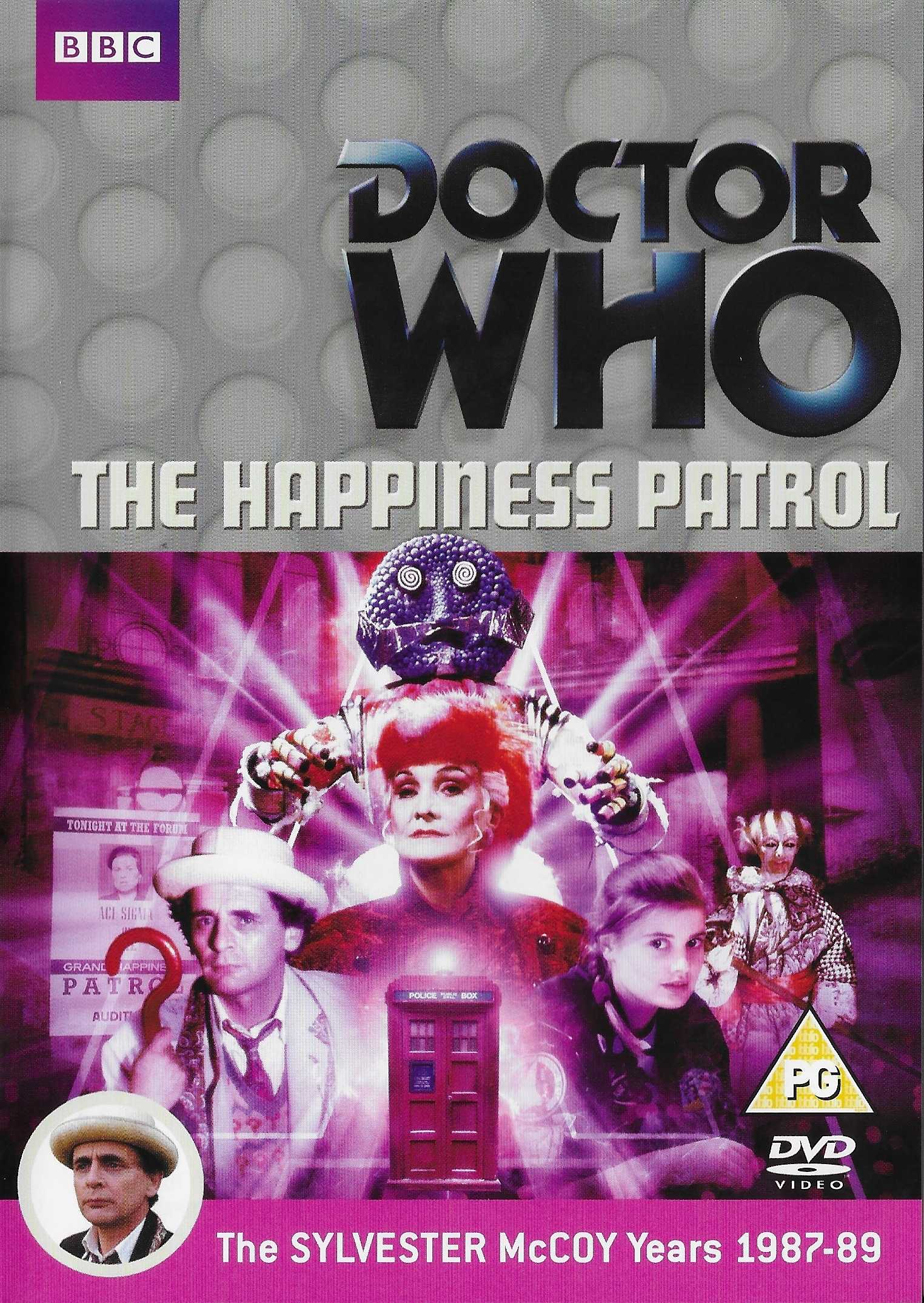Picture of BBCDVD 3387B Doctor Who - The happiness patrol by artist Graeme Curry from the BBC records and Tapes library